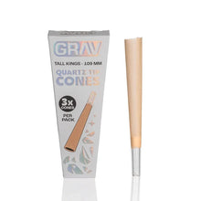 Load image into Gallery viewer, Grav Quartz Tip Natural Cones
