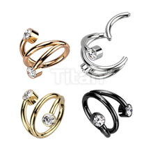 Load image into Gallery viewer, RHT24 Septum Titanium Piercing
