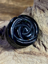 Load image into Gallery viewer, (PST5) Black Agate Stone Plug
