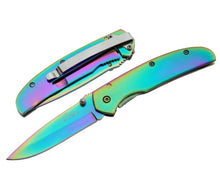 Load image into Gallery viewer, Rainbow Folder Knive
