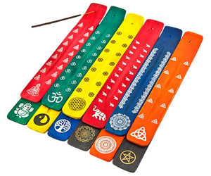 Chakra Wooden Incense Burner