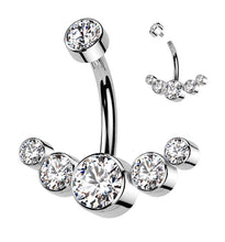 Load image into Gallery viewer, Belly Rings Titanium TIN09
