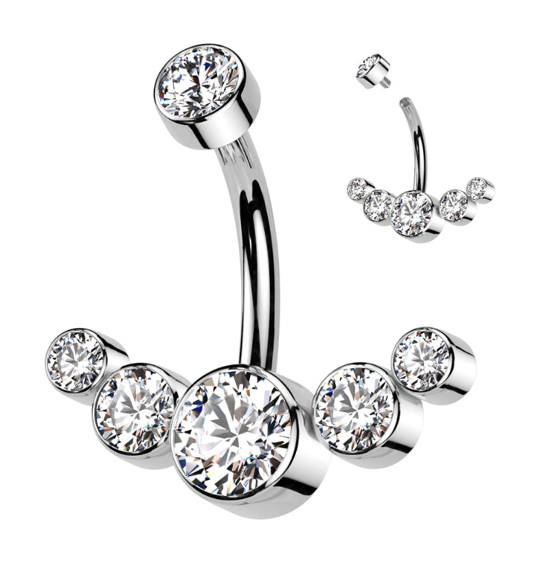 Belly Rings Titanium TIN09