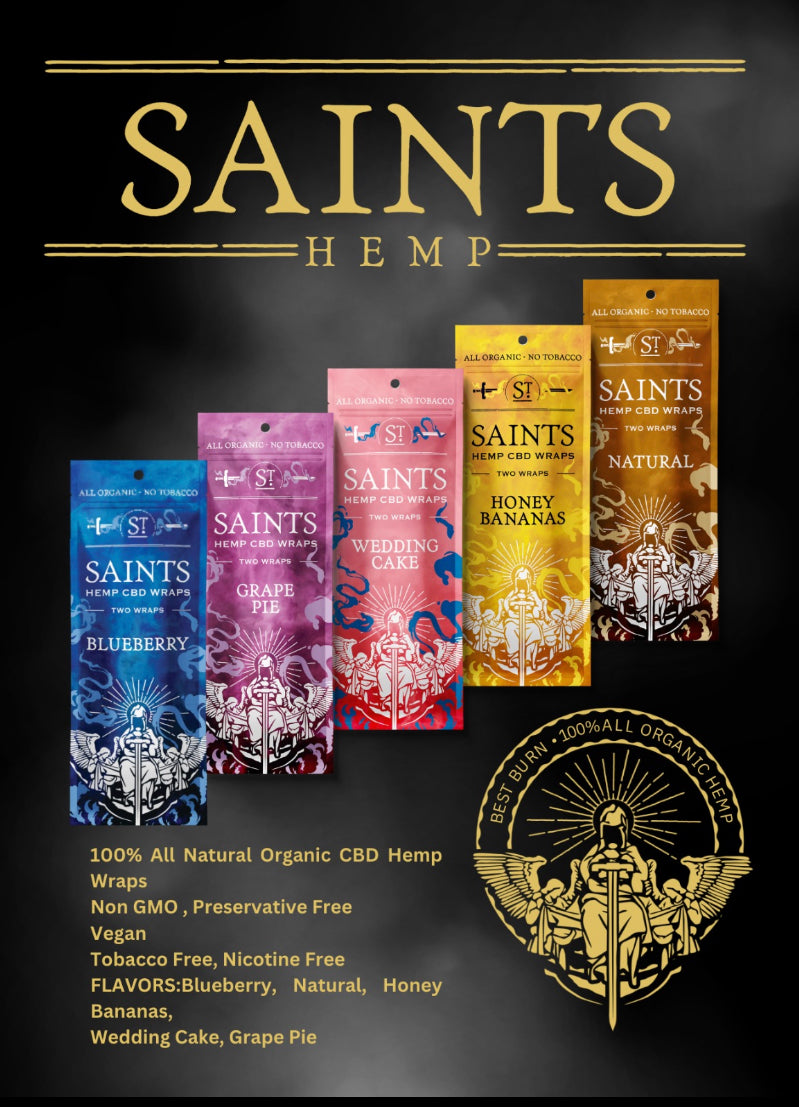 Saints Hemp CBD Wraps