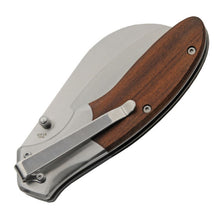 Load image into Gallery viewer, Hawkbill Linerlock Knife Wood Handles
