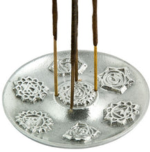 Load image into Gallery viewer, Seven Chakra Aluminum Incense Stick Burner
