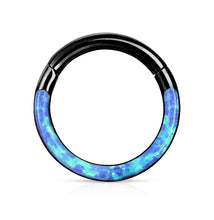 Load image into Gallery viewer, RH97 (5/16") Opal Hoop Rings Surgical
