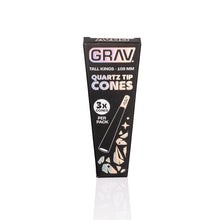 Load image into Gallery viewer, Grav Quartz Black Tip Cones
