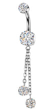 Load image into Gallery viewer, Belly Rings Titanium TIN57
