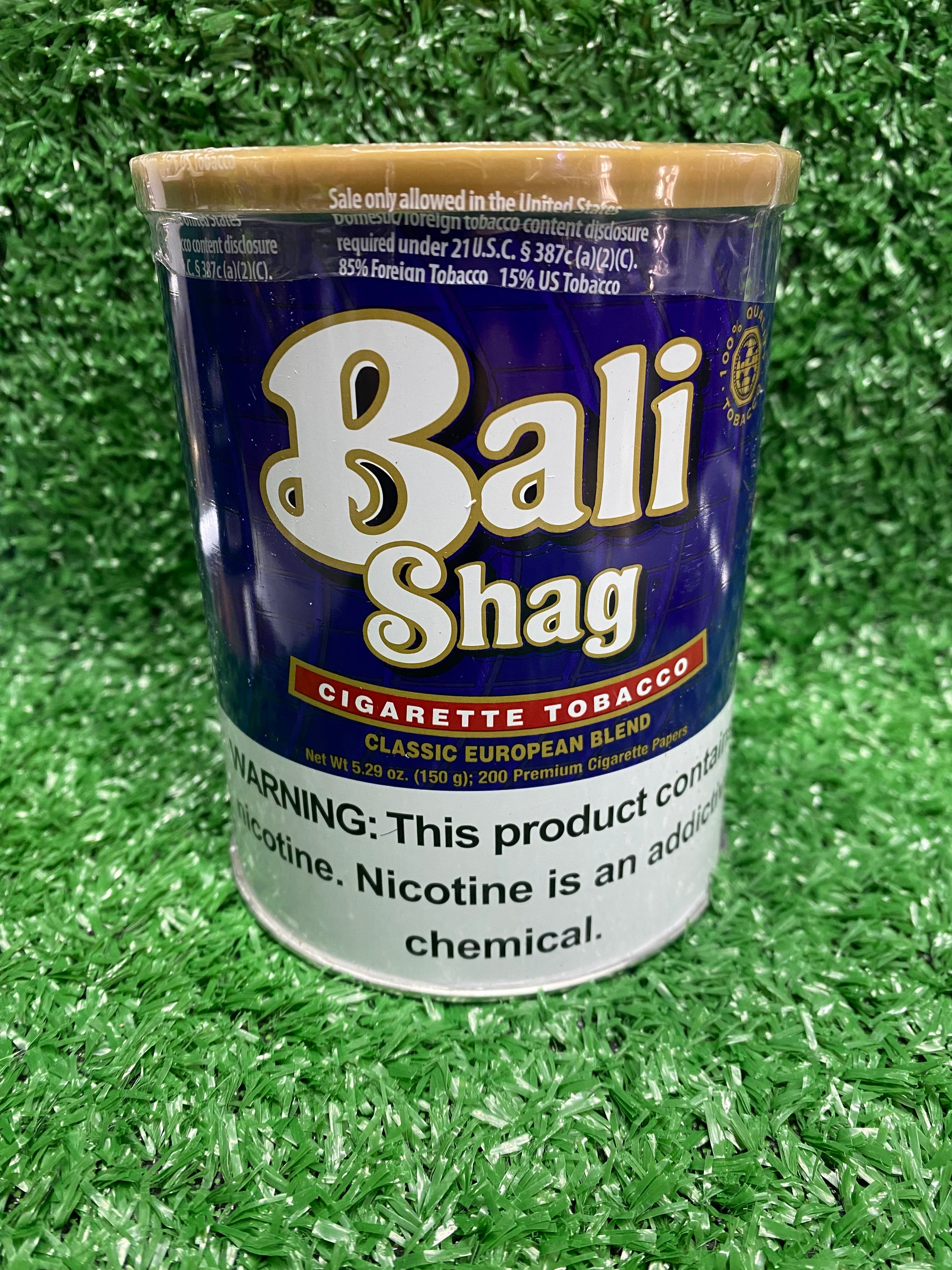 Bali Shag Cigarette Tobacco Blue Can  Marea PR