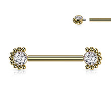 Load image into Gallery viewer, TIK10 Nipple Piercing Titanium
