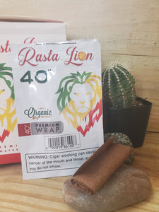 Rasta Lion 40" Organic Premium Wrap
