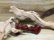 Load image into Gallery viewer, Wood &amp; Glass Hybrid Pipe 4&quot;
