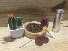 Load image into Gallery viewer, Metal Smoke Stopper w/Poker &amp; Grinder All in 1
