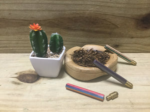 Wood Tobacco Taster w/ Metal Tip