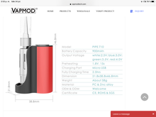 Load image into Gallery viewer, VAPMOD Pipe 710 Oil Vape
