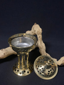 Brass Greek Pedestal Burner